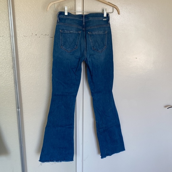 MOTHER denim flower embroidered flare jeans - Picture 4 of 4